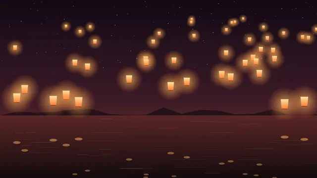 Lanterns wallpaper